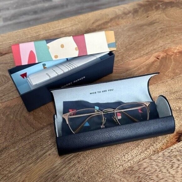 Warby Parker Ava Frames in Rose Gold - Picture 3 of 16